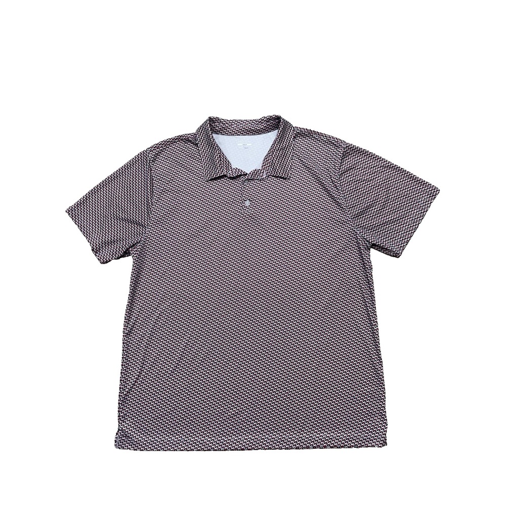 BCG Men's Texas Flag Pattern Polo Shirt  Size‎ 2XL